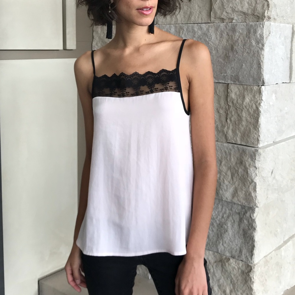 Blush Pink Wide Lace Cami